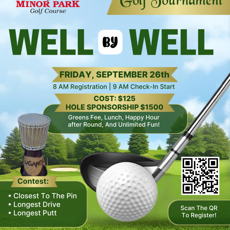 2nd Annual Well By Well Golf Tournament